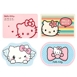 Hello Kitty Printed Bath Mat Soft Diatomaceous Earth Bath Mat Cartoon Quick Dry Diatomite Mat Custom OEM Diatom Bathroom Rug