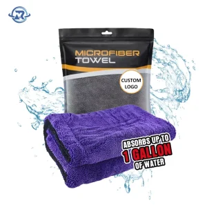 High Absorbency Microfiber Cloth Edgeless Microfiber Towel Car Wash Towels Package Custom 1200Gsm Car Wash Towel extra Soft