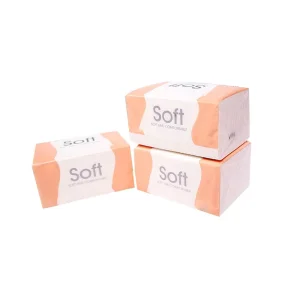 High Absorbency Thin Facial Tissue Paper Custom Printing 550 Sheets for Face Care Manufacturer Supply