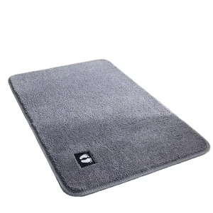 High Absorbent Modern Water Resistant Non Slip 100% Polyester Thin Bathroom Rug Floor Mat Bedroom Hotel Use Anti Dirt Door Mat