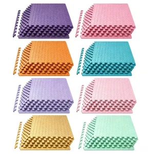 High Density Durable Gym Flooring Custom Color Custom Size Premium EVA Gym Mat Puzzle Mats Interlocking