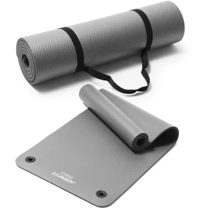 High Density Extra Thick TPR Rubber Exercise Professional Fitness Yoga Mat with Hanging Holes
