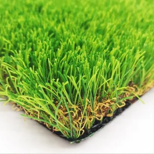 High Density Fireproof Waterproof Artificial Grass for Garden Patio Balcony Durable 100% PE Turf Carpet for Outdoor Use