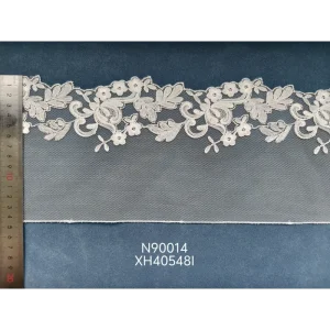 High Density Knitted Narrow Stripe Transparent Sheer Embroidered 100% Polyester Fabric Custom Size Underwear Garment Girls Boys