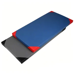 High Density Leather Gym Crash Mat Shock Absorbing Exercise Pad for Gymnastics Fitness Tumbling and Home Workout Use