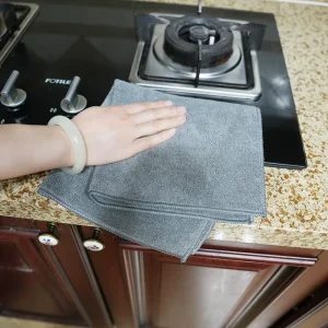 High Density Microfiber Wiping Towel Soft Water Absorbent Lint Free