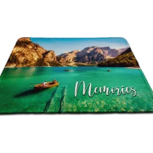 High Density Nylon Custom Logo Door Mat Printed Floor Entrance Rug Stain Resistant for Commercial Use