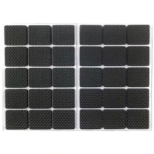 High Density Shockproof Anti-slip Black Sponge Foam EVA Self-adhesive Pads for Furniture Protection
