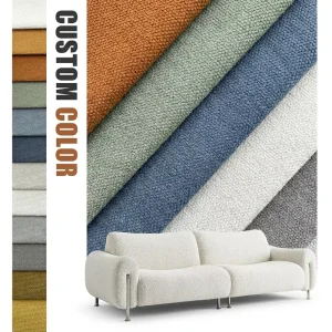 High Density Sofa Fabric Waterproof Chenille Breathable Upholstery Fabric Wear resistant for Decor