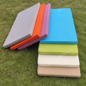 High Density Waterproof Seat Cushion Anti Slip Long Outdoor Cushion Soft Bag Lumbar Pillows Seat Cushions