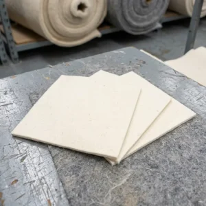 High Density Wool Felt Block Wear Resistant Oil Absorbing Custom Industrial Part