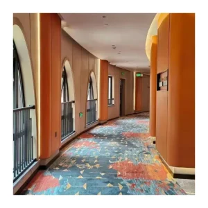 High Durability Fireproof Casino Airport Carpets Hotel Axminster Carpet Factory Custom Apartment Carpet