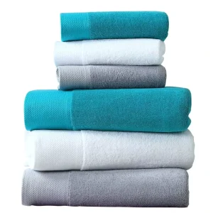 High Eco Friendly Bath Shower Towels Cotton Face Beauty Bath Dress Towels High Compressed Knitted Plaid