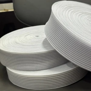 High Elastic Breathable Transparent Fish Silk Elastic Band Lightweight Polyester Webbing Webbing for Garment Waistband & Decor