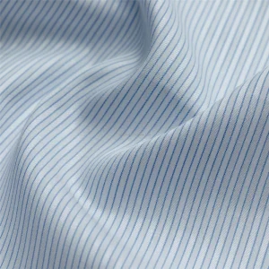 High Elasticity Cotton Woven Fabric for Fitted Clothing Soft Touch Breathable