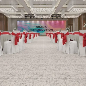 High End Eco friendly Hotel Carpet Luxury Tufted Loop Pile Wall Carpet Fire Rated Nylon Rolled Wall to wall Carpets