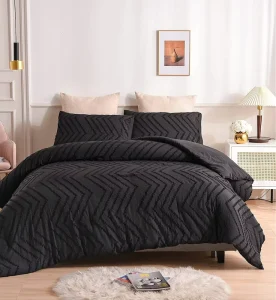High End Home Textile Comforter Set Series Knitted Stripes Pattern Custom Breathable 100% Polyester All Season Factory Direct