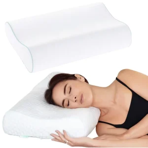 High End Modern Single Neck Memory Foam Bed Pillows Irregular Shape Customizable Handmade Sleep Assisted Therapy Hotels