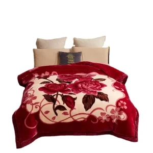 High End Raschel Double layer Thickened Warm and Super Soft Cloud Blanket