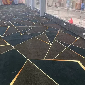 High End Wall to Wall 5 Star Hotel Carpet Luxury Geometry Floor Carpet Hotel Project Corridor Broadloom Carpet for Billiards