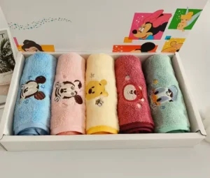 High Grade Coral Fleece Bath Washcloth Cute Cartoon Face Towel with High Water Absorption Manufacturer Supplied Softness