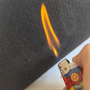 High LOI 50% Pre oxidized Fiber Felt PANox Flame Retardant Heat Resistant Felt for Industrial Welding Blanket