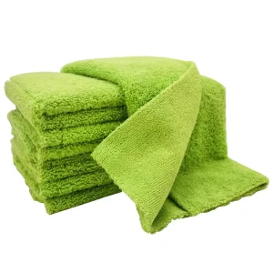 High Low Dual Pile Microfiber Detailing Towel Plush Soft Absorbent Dual Texture Cleaning Cloth for Auto Washing