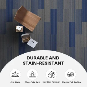 High Performance Carpet Tile Solutions Floor 50cmx50cm Polypropylene Roll Carpet for Home