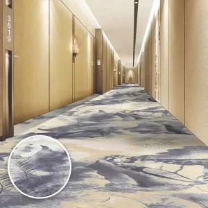High Pile Wall Wall Carpet Woven Machine Made Nylon Jacquard Plush Modern Commercial Use Non Slip Stain Resistant for Hotel Teen