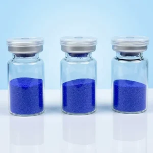 High Purity 99%+ GHK-CU 49557-75-7 Raw Powder Copper Peptide Vials 50mg