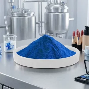 High Purity 99% GHK Cu Copper Blue Powder Anti Wrinkle Cosmetic Raw Material CAS 49557 75 7 for Skin Care