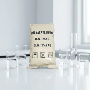 High Purity Polyacrylamide PAM Flocculant Polymer Food Industrial Grade CAS 9003 05 8 25kg bag Supplier for Wastewater Mining