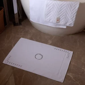 High Quality 100% Cotton Bath Mat Towel Soft Absorbent Premium Grade for Hotels Woven for Bathroom Door Front Floor Bath Mat