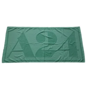 High Quality 100% Cotton Embossed Jacquard Custom Logo Hotel Bath Beach Towel