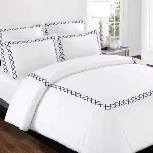 High Quality 100% Cotton Embroidery Duvet Cover Hotel Bedding Set