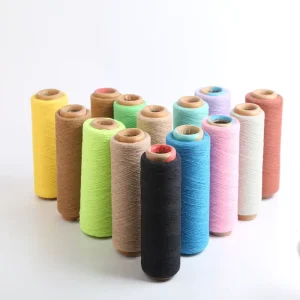 High Quality 100% Cotton Yarn 32s 21s 16s Spin Recycled Yarn Dyed for Socks and Knitting Sewing