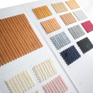 High Quality 100% Polyester Corduroy Fabric in Stock OEM for Jacket Clothes