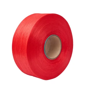 High Quality 100% Polyester Tenacity 900D Polypropylene Yarns Bright Orange Lighter Color for Embroidery on Webbing