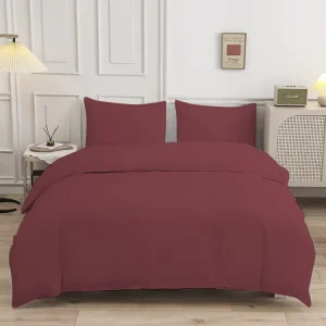 High Quality 100% Polyester Tufted Striped Duvet Cover Set for Home & Hotel Use OEKO-TEX Certified 200TC Thread Count