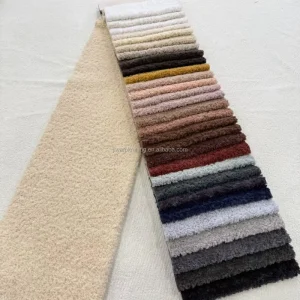 High Quality 100% Polyester Warp Knitted PE Coated Plain Velvet Fabric EN Certified Soft Hand Feeling for Home Textile