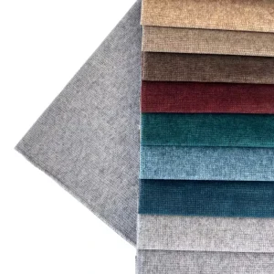 High Quality 100% Polyester Waterproof Knitted Plain Style Velvet Fabric for Dining Chair & Sofa Upholstery