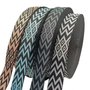 High Quality 100% Polyester Webbing 20mm 25mm 38mm 50mm Solid Color Bag Strap Webbing Herringbone Webbing