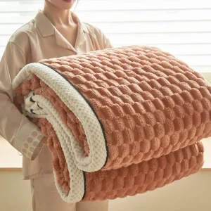 High Quality 100% Polyester Woven Multi Purpose Double Sided Fleece Blanket Festival Four Seasons Use Warm Comfortable Home