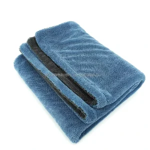 High Quality 1000gsm 90x60cm Customized Color 80 20 Microfiber Twist Car Drying Towel Quick Dry YOUR WEAVERS Brand Model