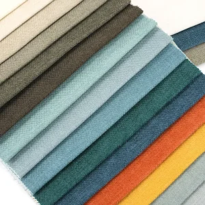 High Quality 170GSM Waterproof Breathable Flame Retardant Yarn Dyed Jacquard Dobby Plain Knitted 2 Layer Fleece Fabric Sofa