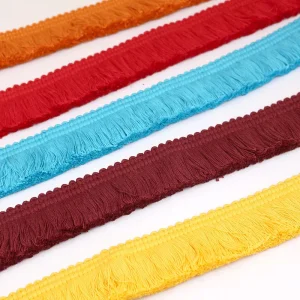 High Quality 2.8cm Polyester Fringe Tassel Lace for Sewing Quilting Clothes Accessories Lampshade Curtain Home Decoration
