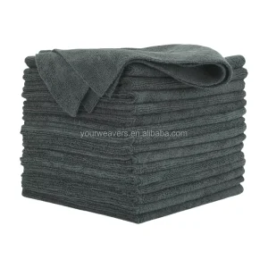 High Quality 250GSM Soft 16x16in Custom Household Multipurpose Car Wash Towel Absorbent Microfiber Cleaning Cloth for Detailing