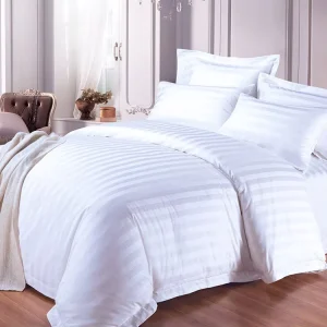 High Quality 300TC 100% Cotton Eco Friendly European & American Style Hotel Linen Bedding Sets