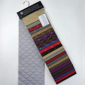 High Quality 350gsm Weight 100% Polyester Linen Technology Cloth 3d Mesh Embroidered Fabric for Sofa Car Seat Covers