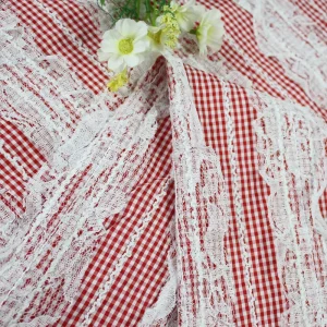 High Quality 3D Chiffon Warp Polyester Lace Sequins Embroidery Tassels Velvet Fabric Women Dress Party Fashion Show Clothing